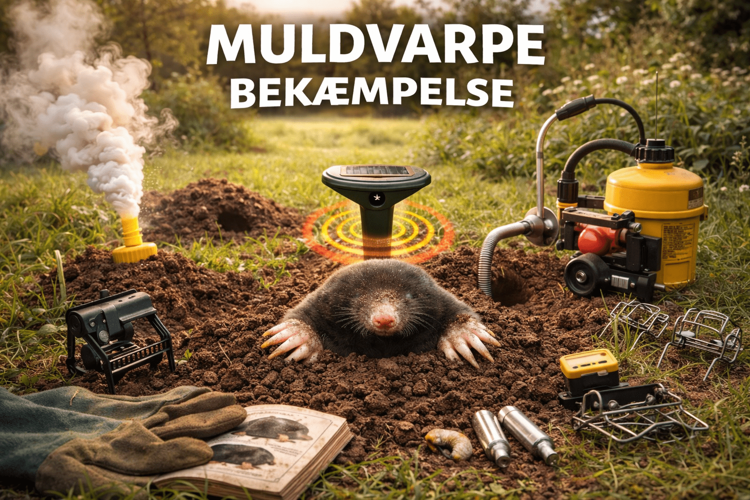 Bekæmpelse af muldvarpen