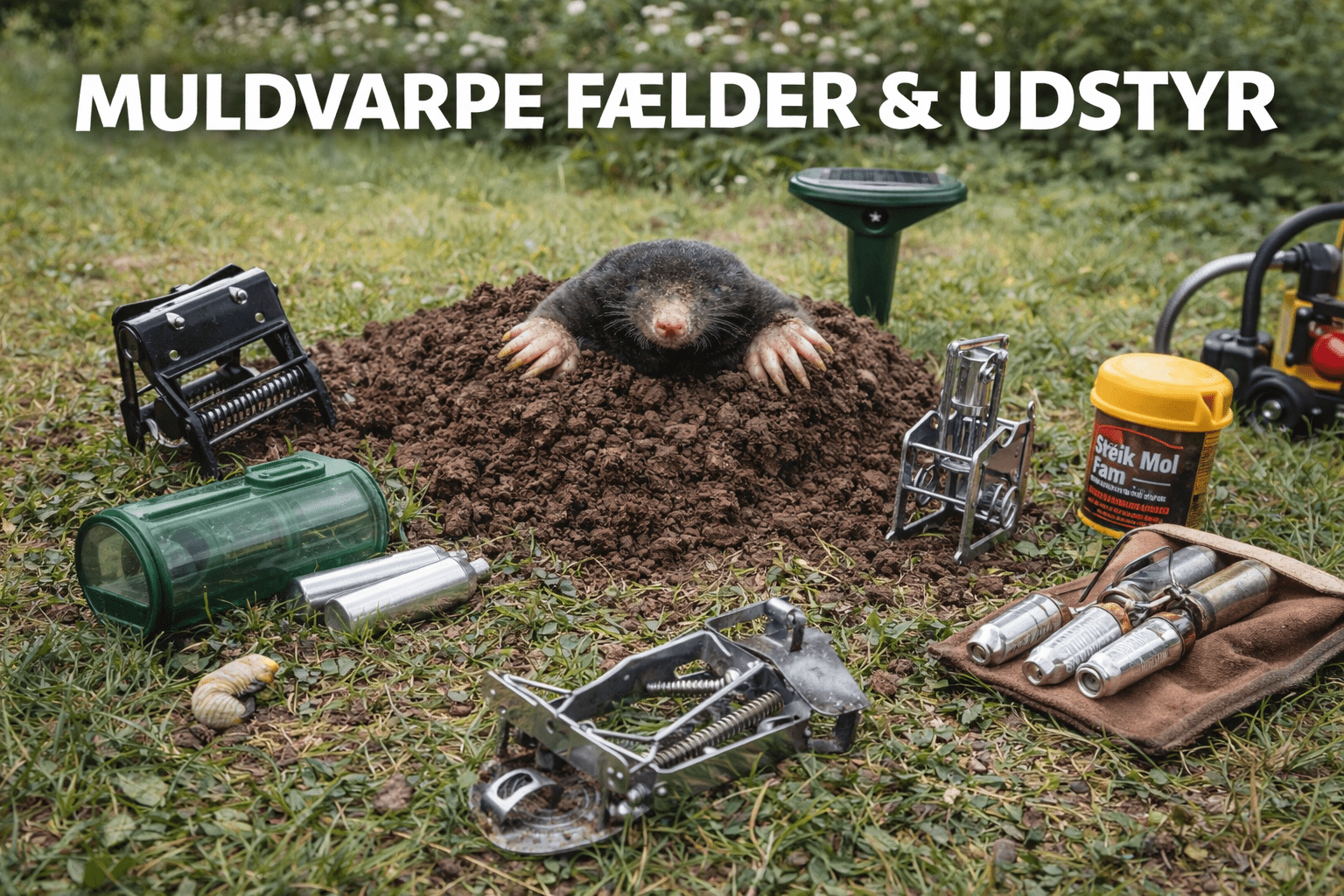 Bekæmpelse af muldvarpen