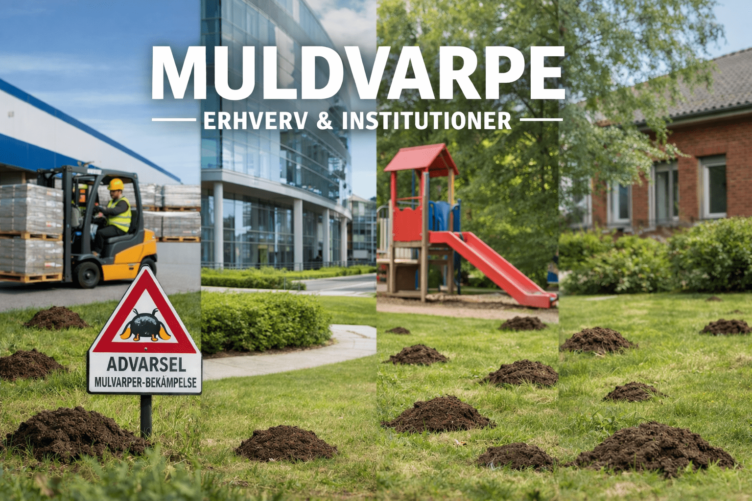 Muldvarpe til erhverv og institutioner